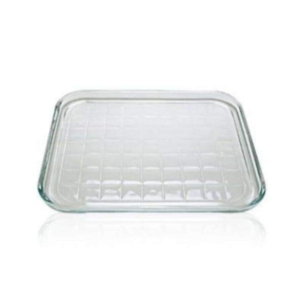 Pyrex dikdörtgen pizza tepsisi Pyrex Pizza ve Kurabiye Cam Fırın kabı