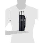 14945_buyuk_5 Thermos 1.2 lt. - Mat Siyah