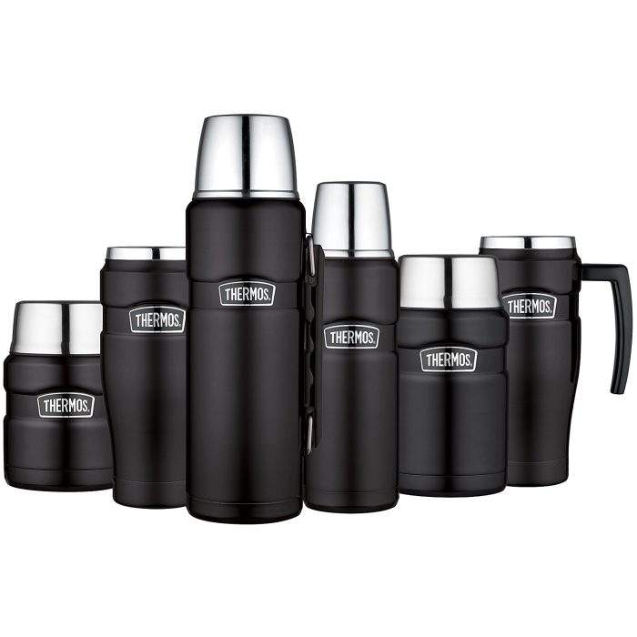 14945_buyuk_7 Thermos 1.2 lt. - Mat Siyah