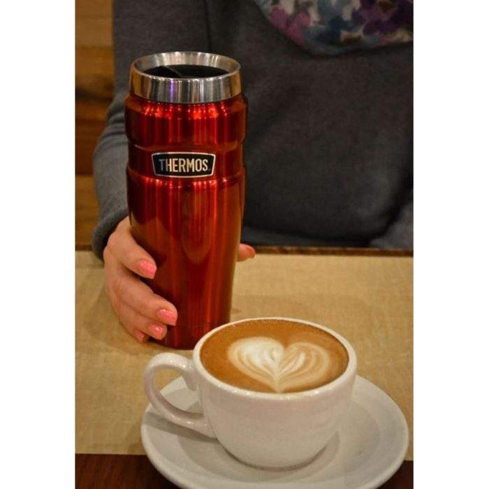 Thermos Kulplu 470ml. - Kırmızı