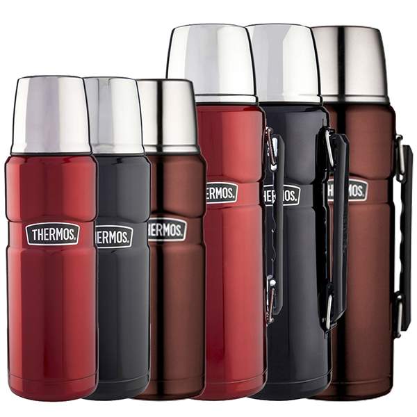 6013_buyuk_4 Thermos 1.2 lt. - Kahverengi
