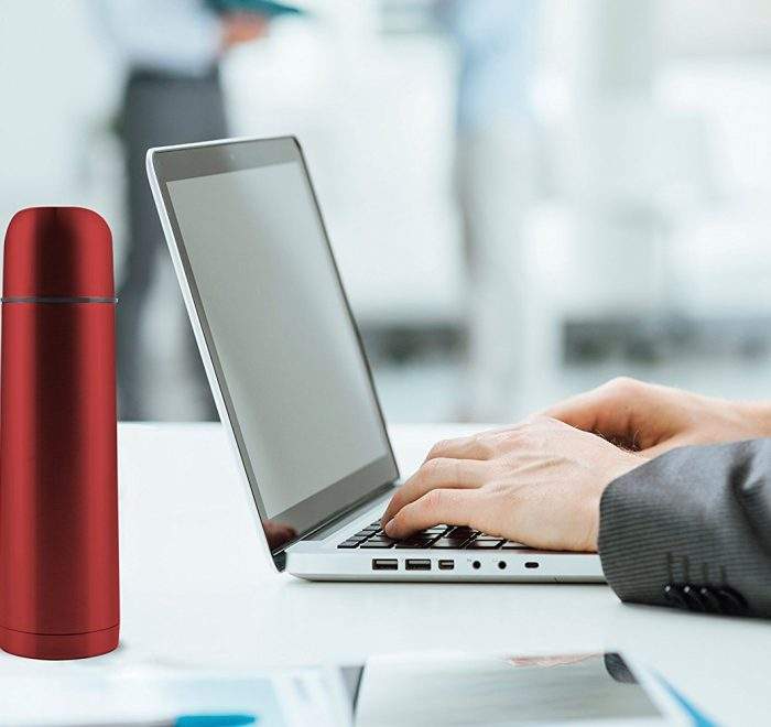 6060_buyuk_4 Thermos 1 lt. Gece Kırmızısı