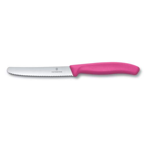 Victorinox Doğrama&Soyma Bıçağı [Testereli – Yuvarlak Uç – 11cm]