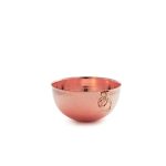 YCK25 Soy, Yuvarlak Tabanlı Bakır Kase ( Copper Round Bottom Bowl for Whisking and Confectionery )