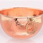 YÇK20 - Copy Soy, Yuvarlak Tabanlı Bakır Kase ( Copper Round Bottom Bowl for Whisking and Confectionery )
