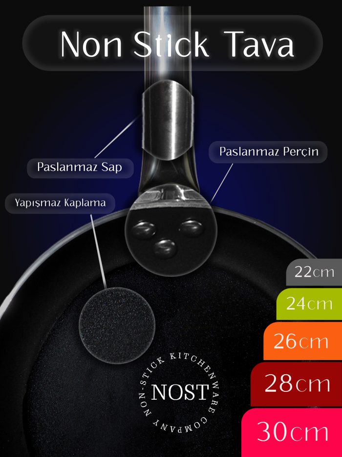 NOST PRO TAVA TİTANYUM NOST PRO TAVA TİTANYUM