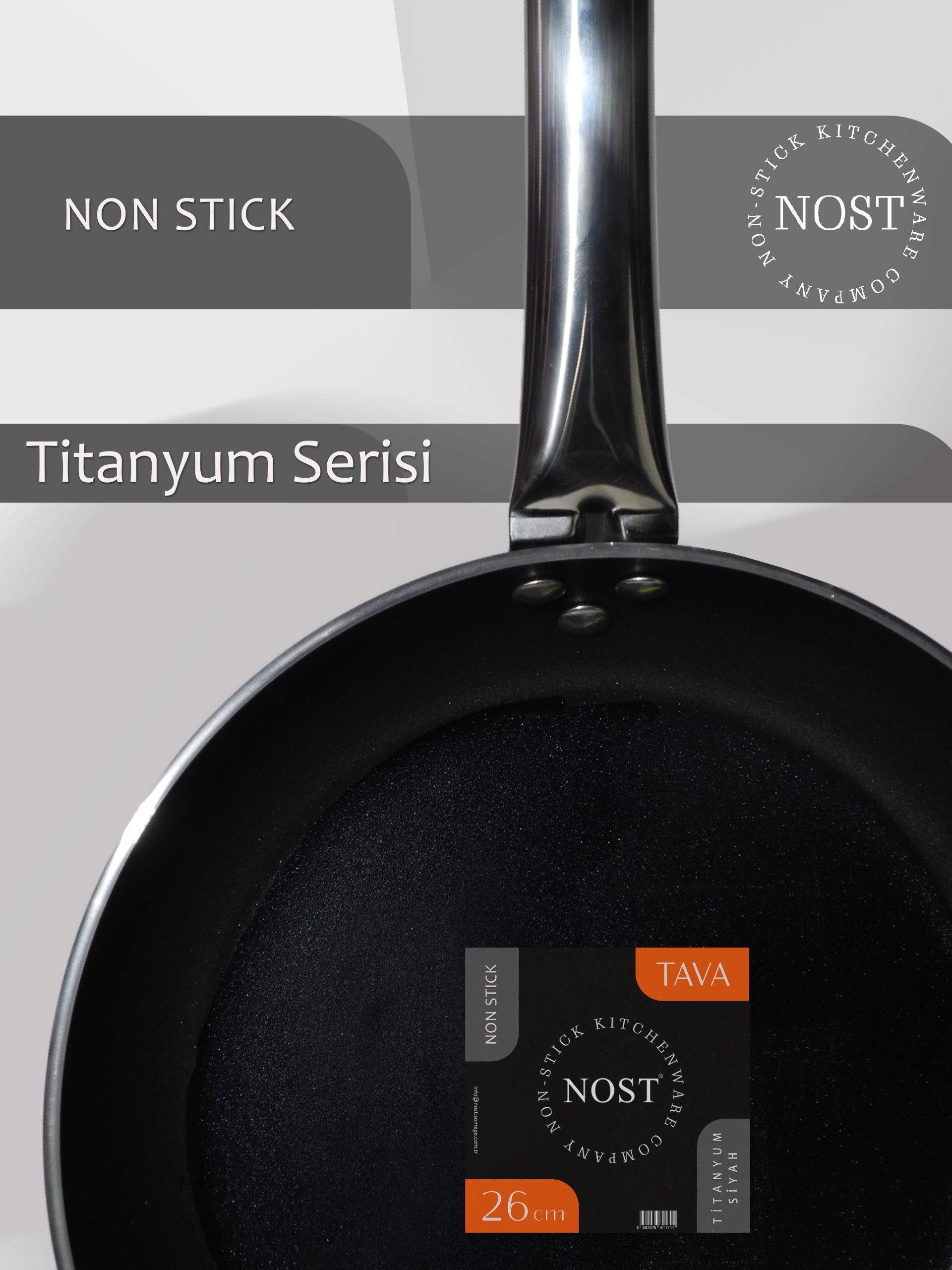 NOST PRO TİTANYUM TAVA 26 NOST PRO TİTANYUM TAVA 26