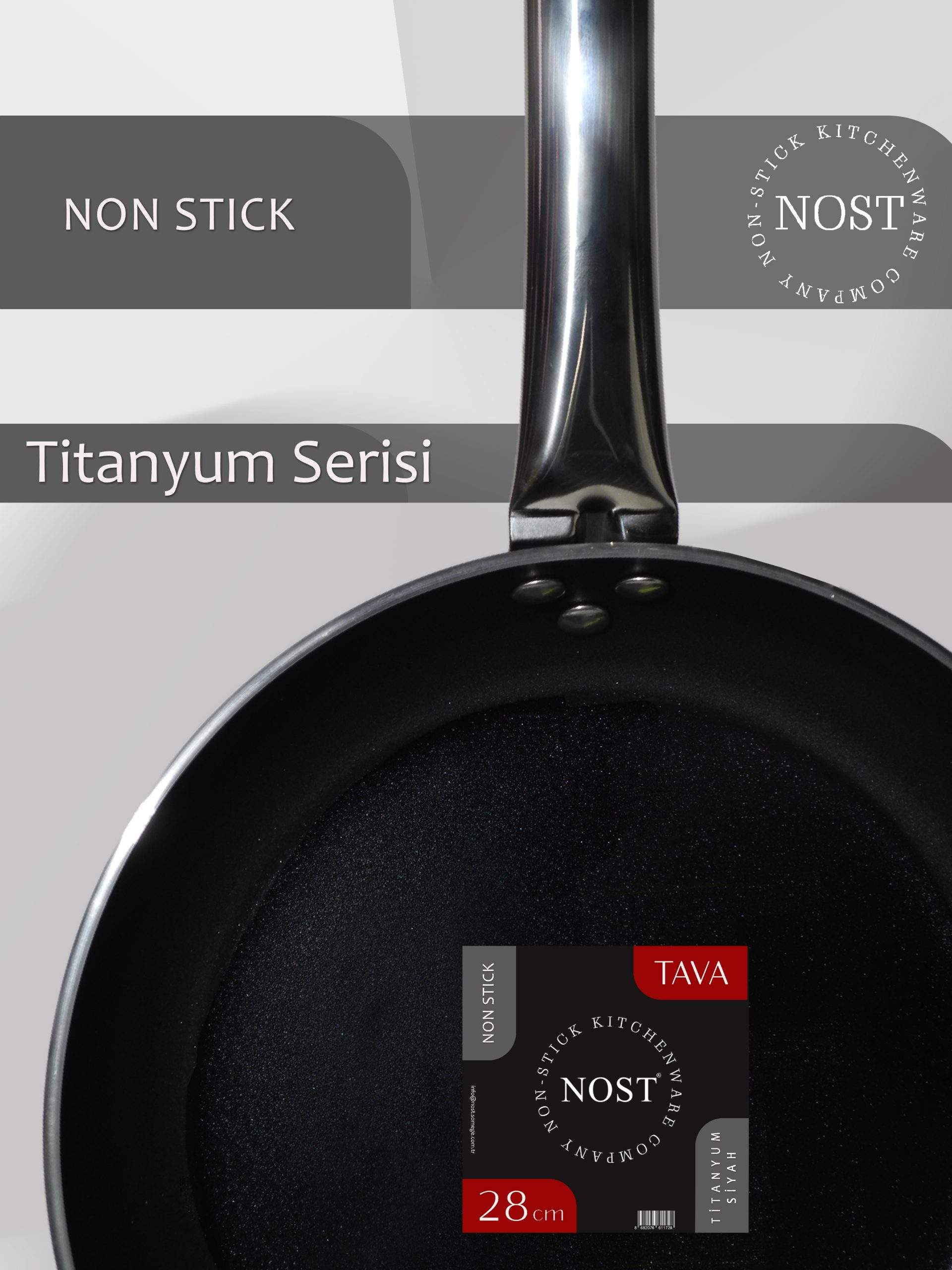 NOST PRO TİTANYUM TAVA 28 NOST PRO TİTANYUM TAVA 28