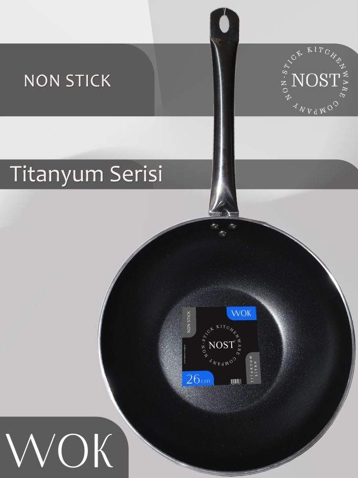 NOST PRO TİTANYUM WOK 26 NOST PRO TİTANYUM WOK 26