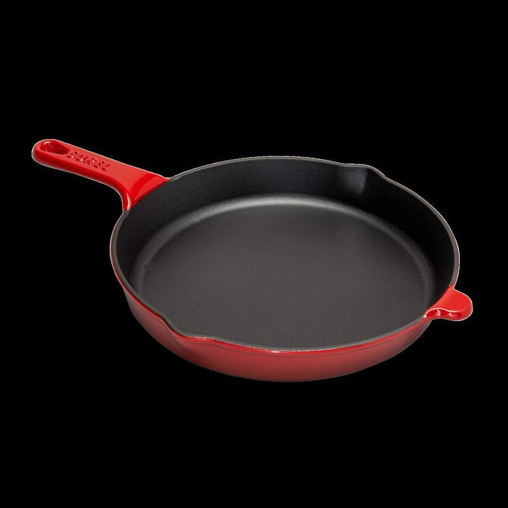 sürel döküm düz tava 27 cm kırmızı sürel döküm düz tava 27 cm kırmızı