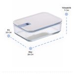 neoflam-perfect-seal-cam-saklama-kabi-2300ml-saklama-ve-duzenleme-neoflam-23089-84-B Neoflam Dikdörtgen Cam Saklama Kabı 2300Ml