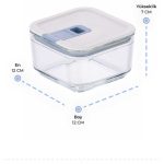 neoflam-perfect-seal-kare-cam-saklama-kabi-500ml-saklama-ve-duzenleme-neoflam-23096-84-B Neoflam Perfect Seal Kare Cam Saklama Kabı 500Ml