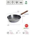 woll-wok-24-3 Carbon Steel Wok 24 CM