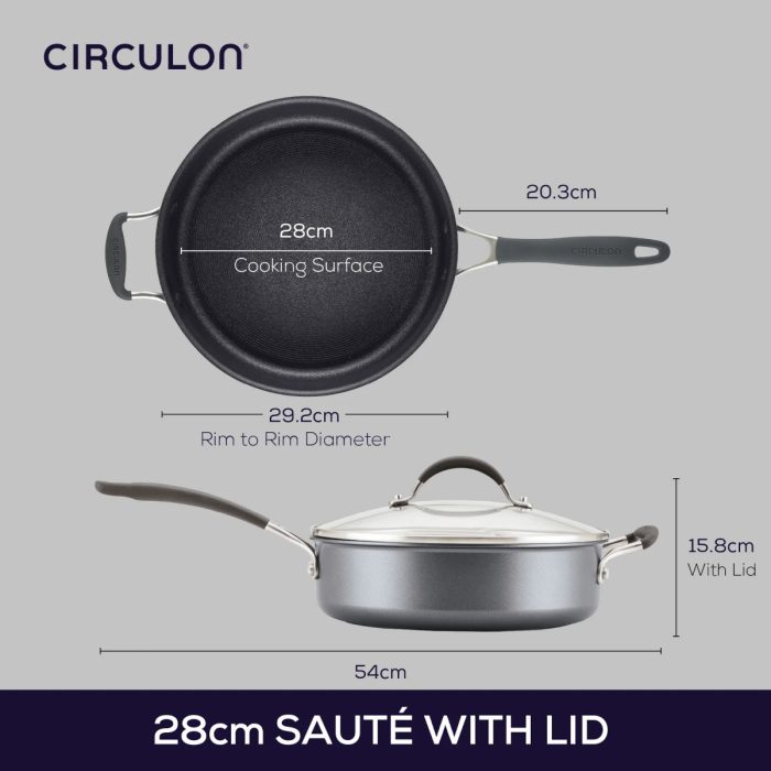 circulon KY28 3 Circulon ScratchDefense Extreme Yapışmaz Sote ve Pilav Tavası 4,7 Lt.