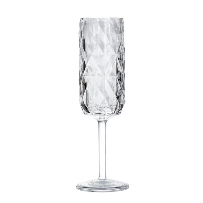 şampanya 180 ml Kırılmaz Şampanya Bardak Prizma 180 ml ( 4 ad. )