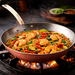 WK00KL500DMMG0 Saf Bakır Wok Tava | Kalay Kaplı – Zuccac