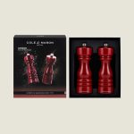 Cole & Mason London Tuz & Karabiber Değirmeni Seti Cole & Mason London kırmızı tuz ve karabiber değirmeni hediye seti